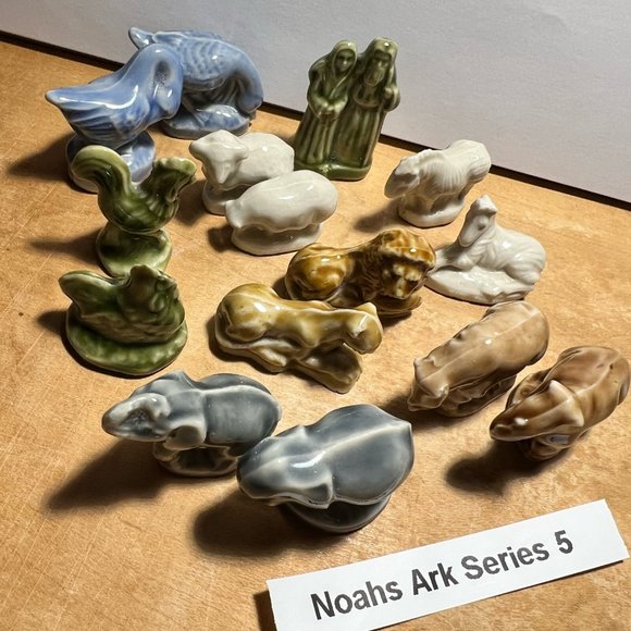 Wade England, Red Rose Tea figurines: Noah's Ark Series 5 - Complete - Picture 2 of 5